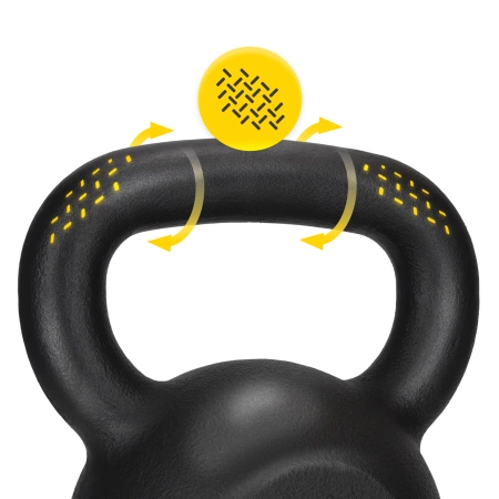 Öntöttvas kettlebell, 24 kg