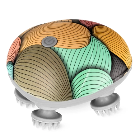 Vízálló, többszínű elektromos fejmasszírozó