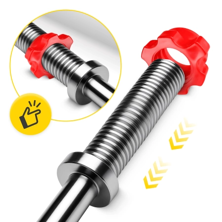 Műanyag bilincsek 25 mm-es nyakhoz, 2 db - piros