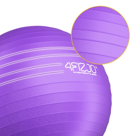 Felfújható gimnasztikai labda, 85 cm, lila