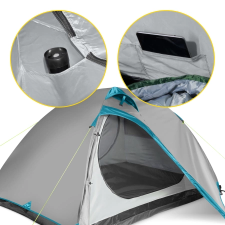 Mountain Goat PRIME DUO turistasátor, szürke