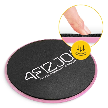 SLIDE csúszókorong edzéshez, 2 db, rózsaszín