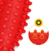 Bab alakú szenzoros masszázslabda, piros