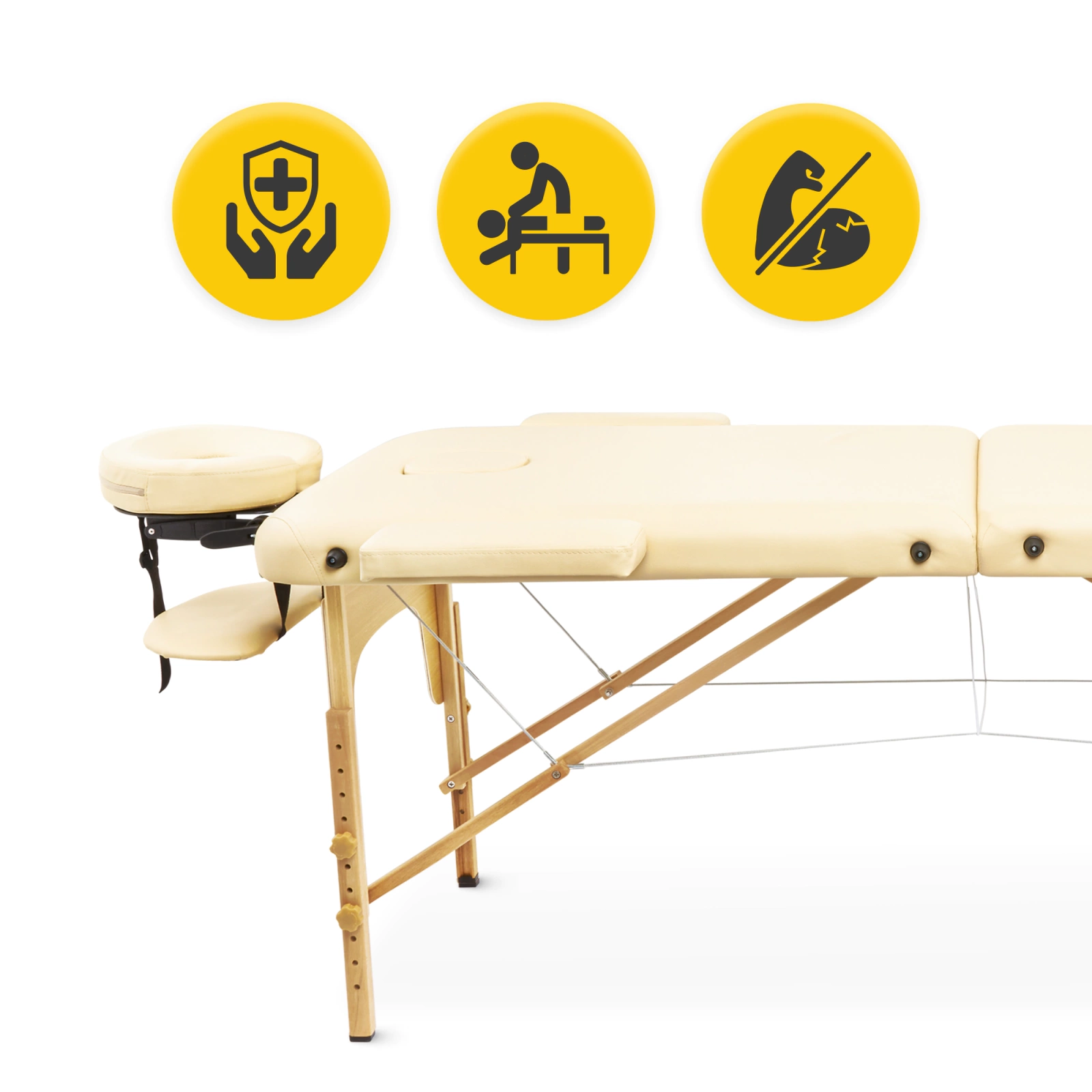 stol do masazu 4fizjo aluminiowy