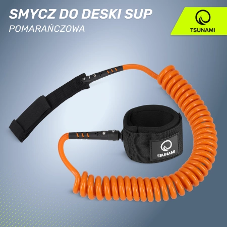 TSUNAMI leash SUP deszkához, narancssárga