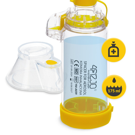 Inhalációs kamra, sárga