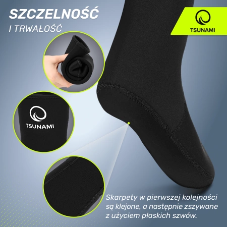 Neoprén zokni jégfürdőhöz, 42/43