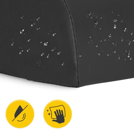 Rehabilitációs masszázspárna, fekete