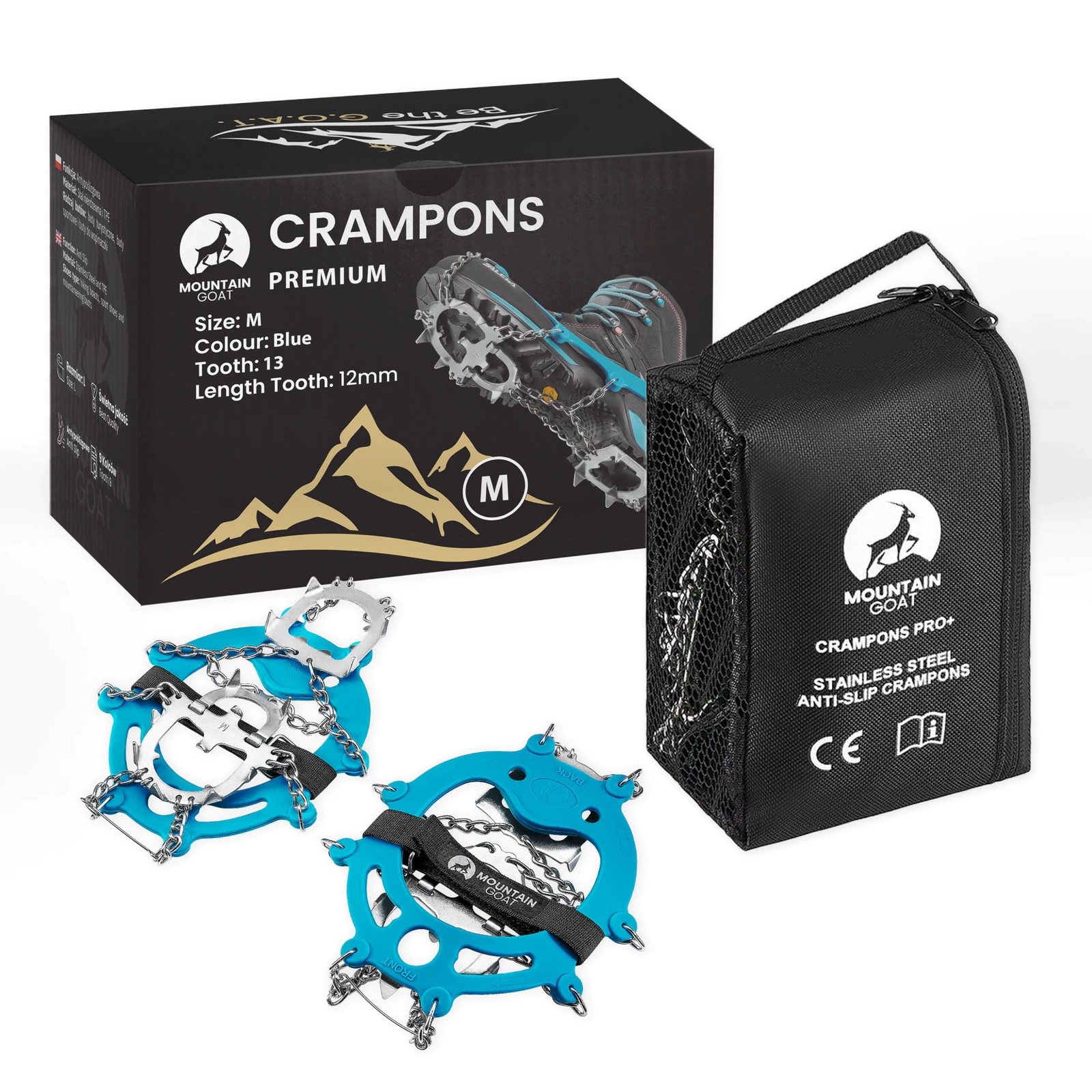 turystyczne raczki na buty turystyczne trekkingowe mountain goat