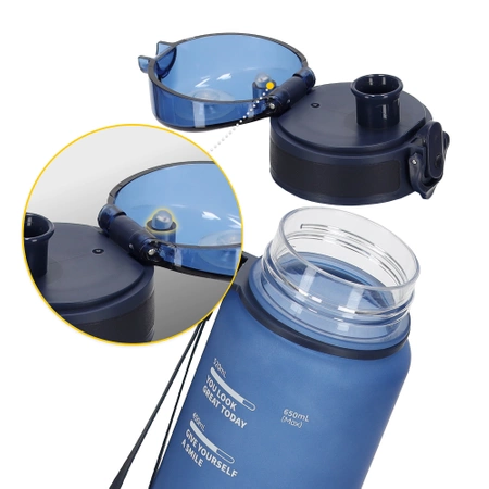 Sportkulacs, 650 ml, kék