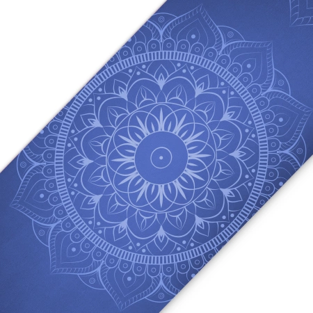 Velúros jóga- és tornaszőnyeg, 1,5 mm, kék