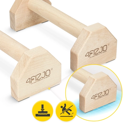 Fa fekvőtámasz állvány, 30 x 12,5 x 10 cm