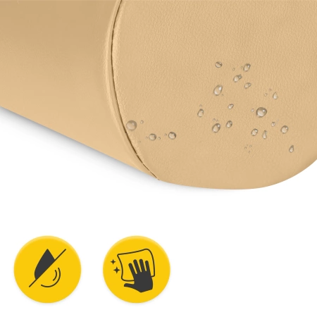 Formázott henger masszázshoz, 60 × 15 cm, bézs