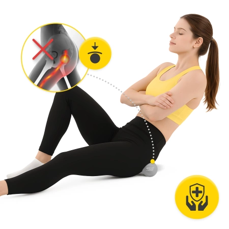 Lacrosse Massage Ball masszázslabda, szürke