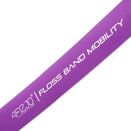 FLOSS BAND rehabilitációs edzőszalag, 1 mm, lila