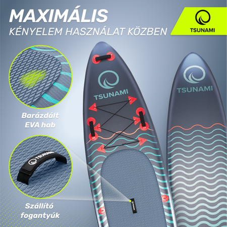 TSUNAMI SUP deszka, 350 cm, T03