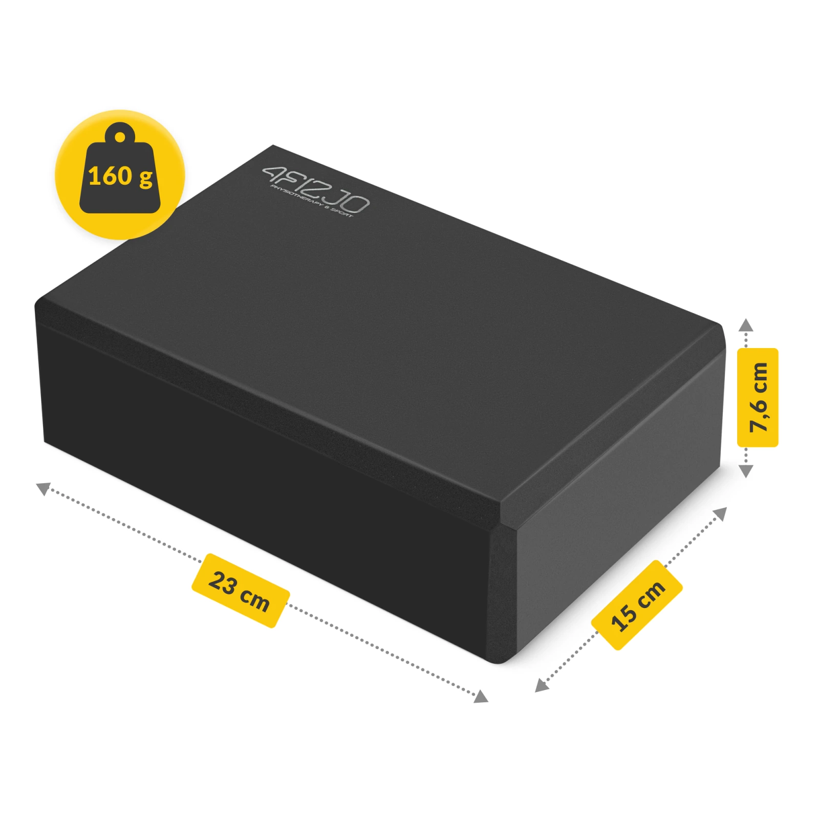 kostka do jogi pilatesu pianka