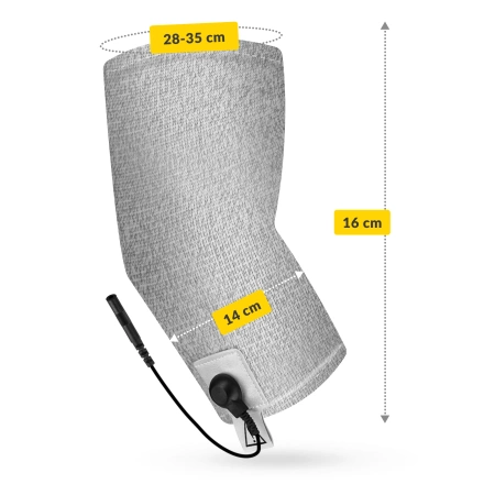 Könyök elektrostimulációjához való vezetőpánt