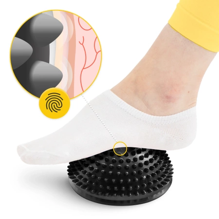 Szenzoros egyensúlyozó félgömb, 2 db, fekete