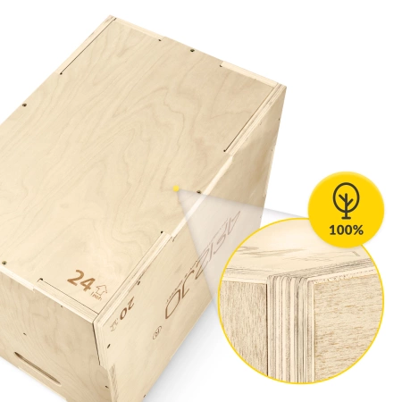 Pliometrikus jump box doboz, 50 x 75 x 60