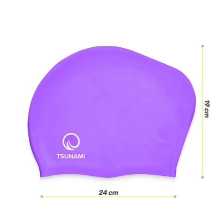 TSUNAMI unisex úszósapka, lila