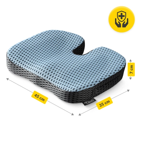 Ortopéd ülőpárna, kék