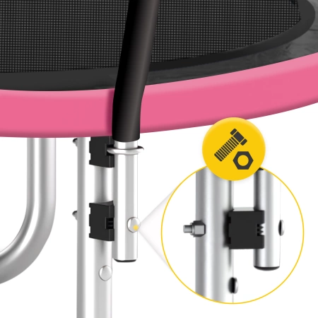 PRO kerti gyerek trambulin, 252 cm, 8 láb