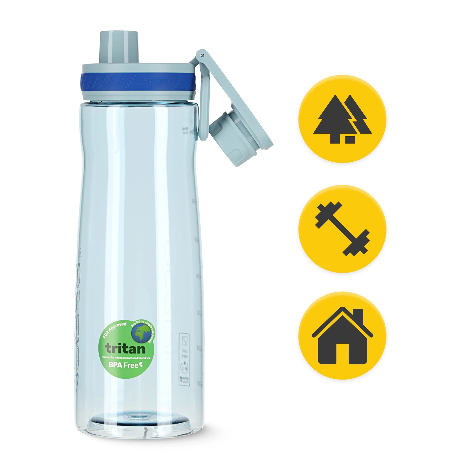 Sticlă de apă 850 ml 