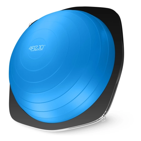 Egyensúlyozó félgömb gumis expanderrel, kék