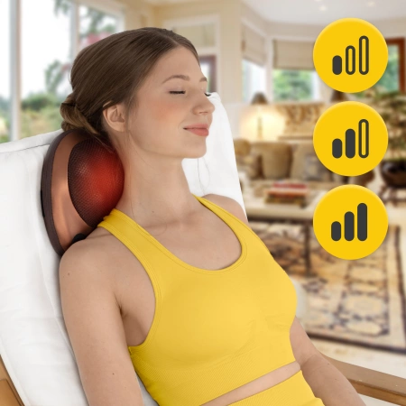 SHIATSU PRO+ masszázspárna, barna