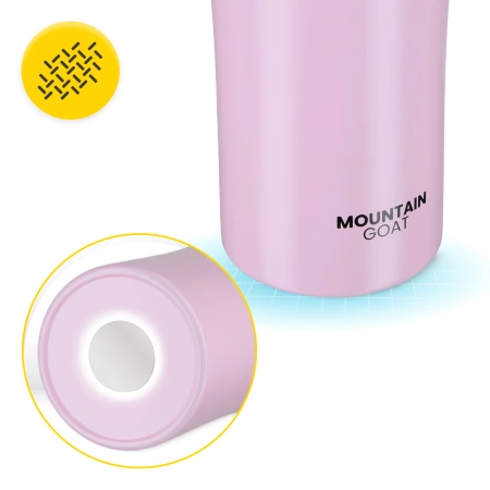Mountain Goat TRAVEL termosz, 380 ml, rózsaszín