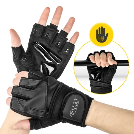 PRO M edzőkesztyű csuklótámasztékkal