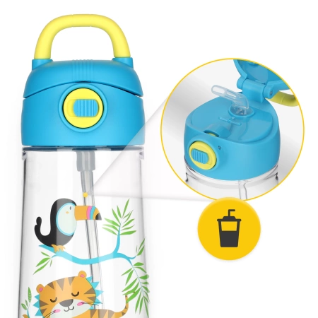 Gyermek kulacs, lufis dzsungel, 550 ml