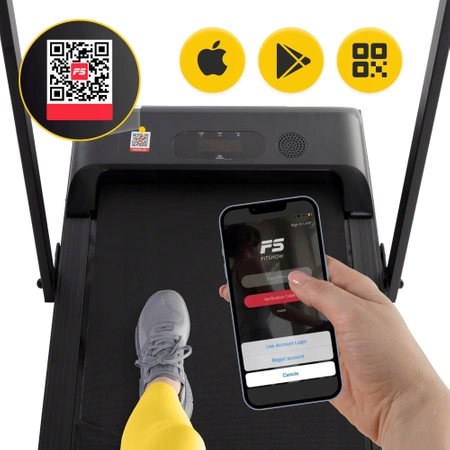 TM LIGHT elektromos futópad otthoni használatra, az íróasztal alatt