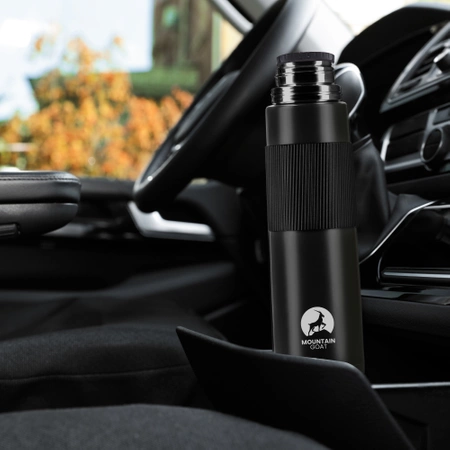 Termosz kávé- és teafőzéshez, 1 l, fekete