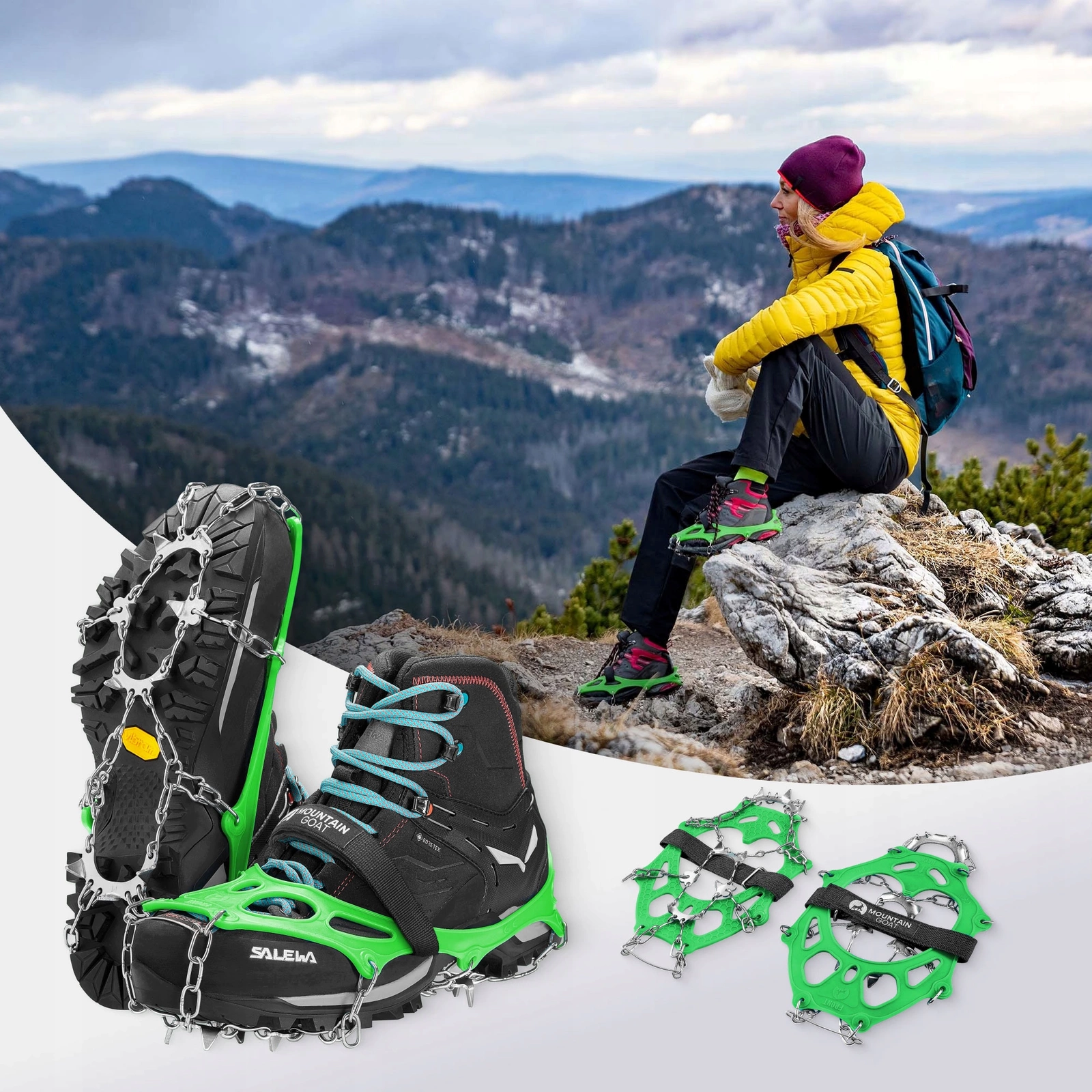 raczki na buty turystyczne antyposlizgowe raki wytrzymale mocne