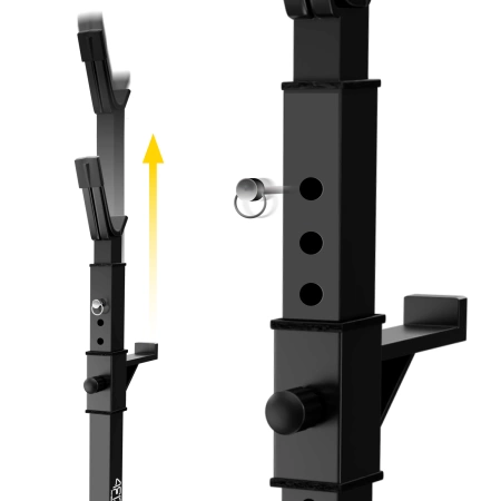 Állítható súlyzórúd tartó állvány