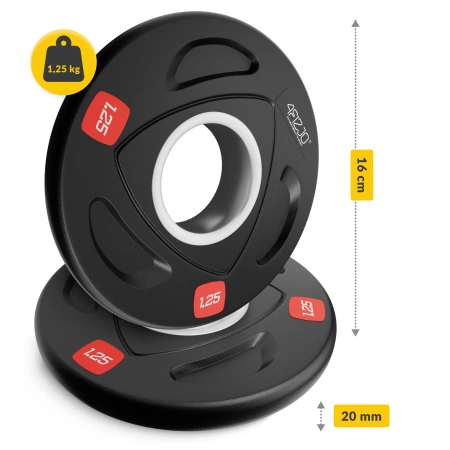 Olimpiai súlytárcsa, 2 x 1,25 kg