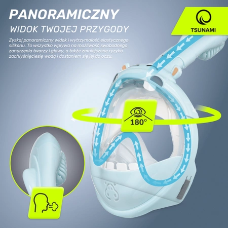 TSUNAMI HIPPO gyermek búvármaszk