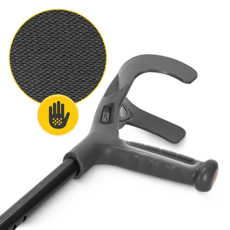 MED állítható ortopéd mankó, szürke