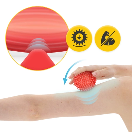 Szenzoros akupresszúrás masszázslabda, 4 db