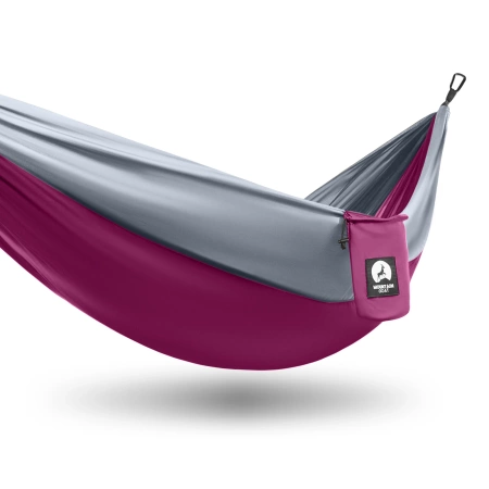 Mountain Goat egy személyes utazási függőágy, szürke és rózsaszín