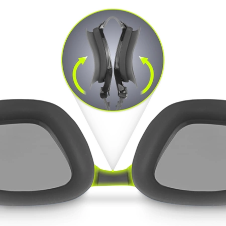 TSUNAMI úszószemüveg fekete