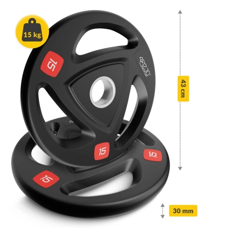 Olimpiai súlytárcsa, 2 x 15 kg