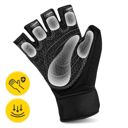 Kéztámasztékkal ellátott edzőkesztyű S