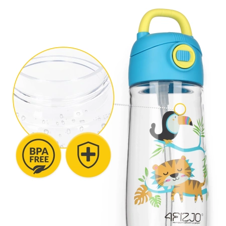 Gyerek kulacs, lufis dzsungel, 550 ml