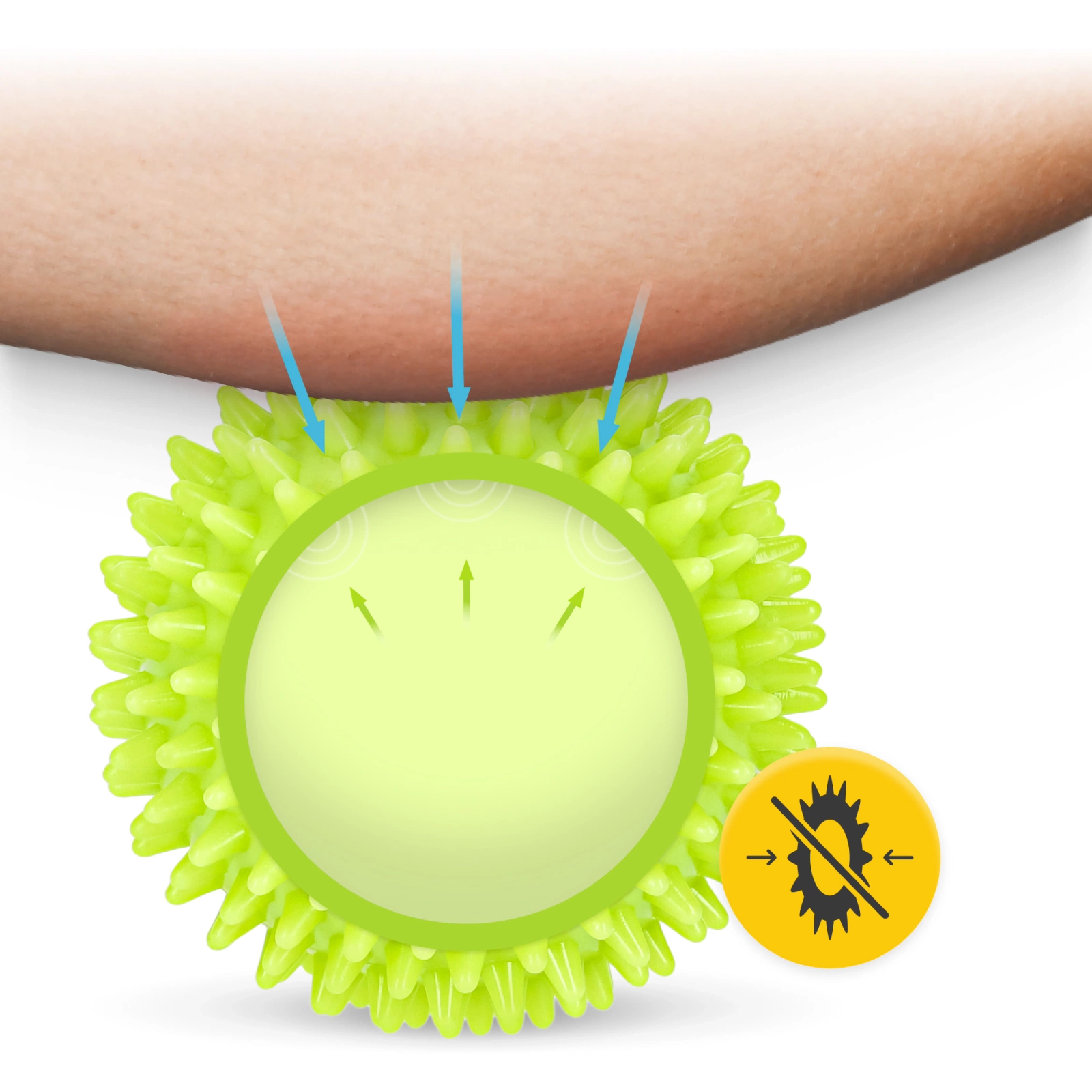 piłeczki z kolcami jeżyki zestaw