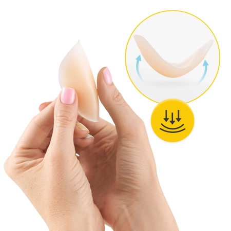 Szilikon mellbimbó tapasz, csepp mintás