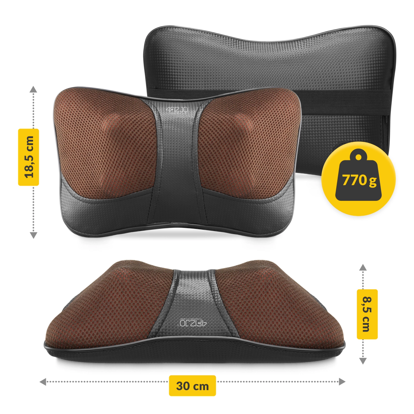 poduszka masujaca kark ramiona plecy shiatsu ultra+ masazer do karku ciala