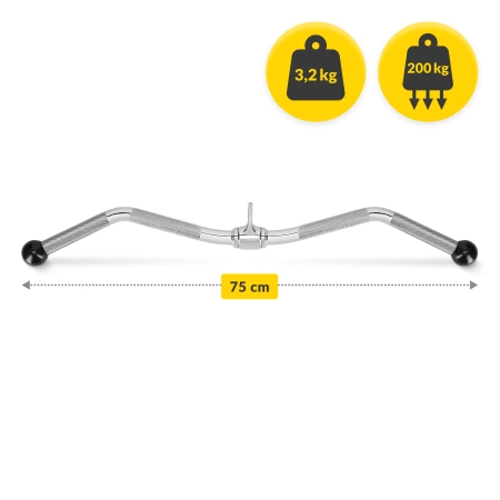 Hajlított tricepsz lehúzó fogantyú